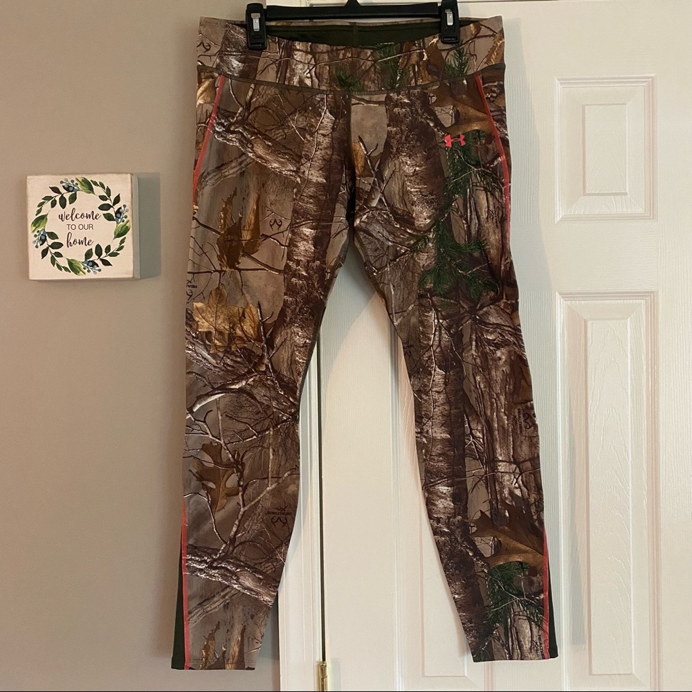 Under Armour Scent Control Camouflage Hunting Leggings Large